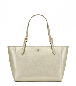 TORY BURCH_YORK_SMALL_TOP-ZIP_BUCKLE_TOTE_GOLD_HKD 2,780
