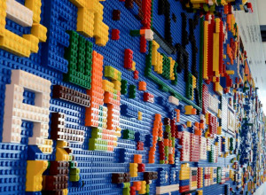 lego on the wall