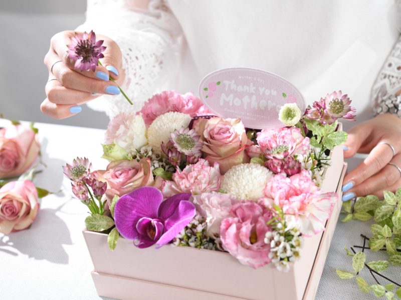 母親節 DIY！HK$250 自己整靚靚韓式花盒