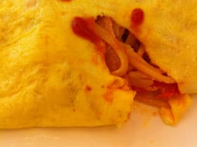 有營簡便意粉Omelette