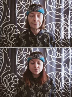 有趣！兩母女餅印咁款？