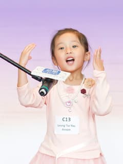 參加比賽 發揮孩子朗誦潛能