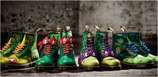 【TURTLE POWER】DR.  MARTENS  X  忍者龜聯乘