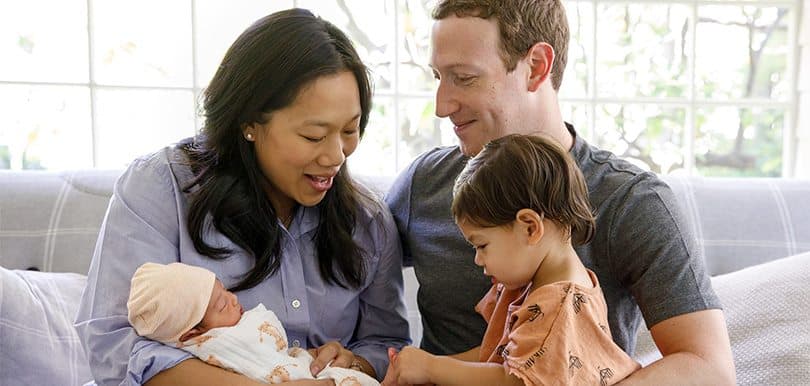 Facebook二公主出世   朱克伯格女兒取名 August