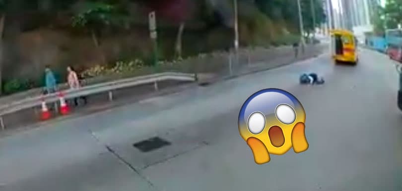 有驚無險！男童校巴滾出馬路短片瘋傳