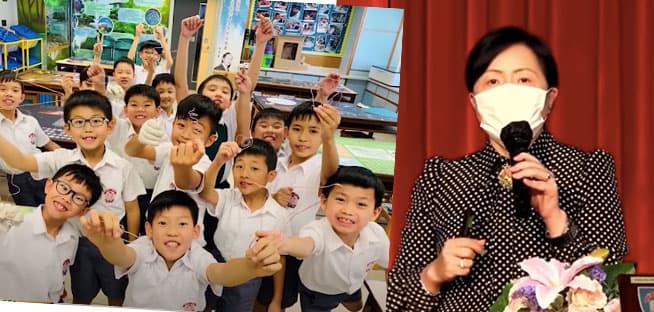 英華小學小一簡介會 陳美娟校長分享最難忘面試短片