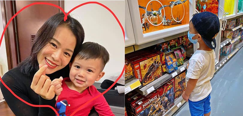 逛玩具店信守承諾齋睇唔買 胡杏兒：我以你為榮