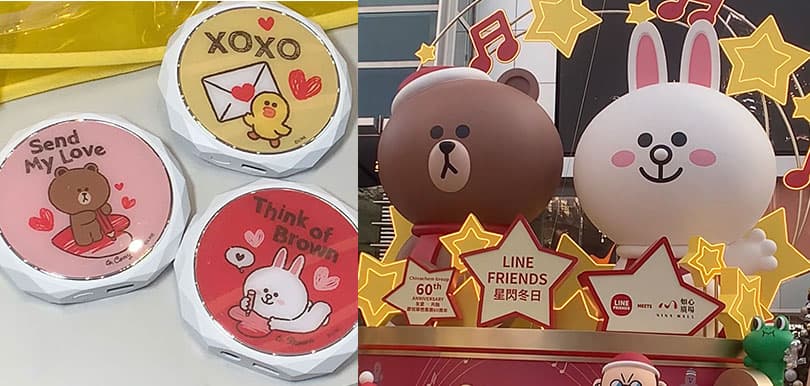 BROWN &amp; CONY 戶外佈置  期間限定 pop up store
