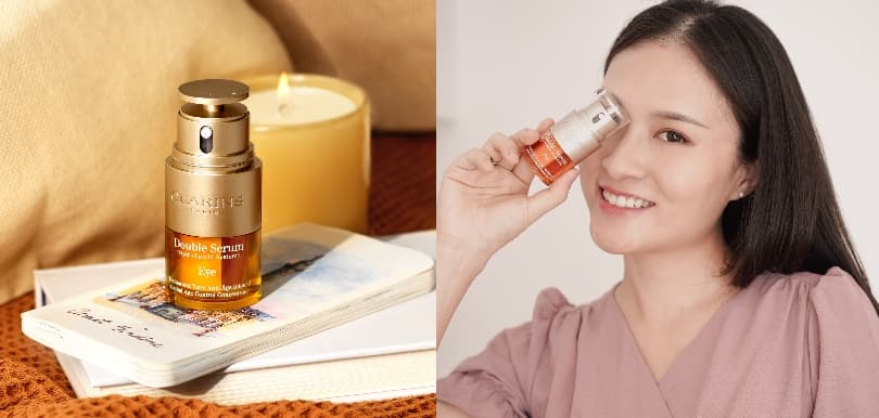 7天淡紋去黑眼圈！美妝潮媽KOL熱捧、大熱好評Clarins「精華＋眼霜2 In 1」