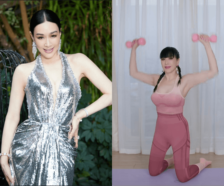 鍾麗緹穿小背心fit爆示範6招瘦手臂運動 竟被嫌棄？53歲美魔女狀態佳 全因3大凍齡保養法則！