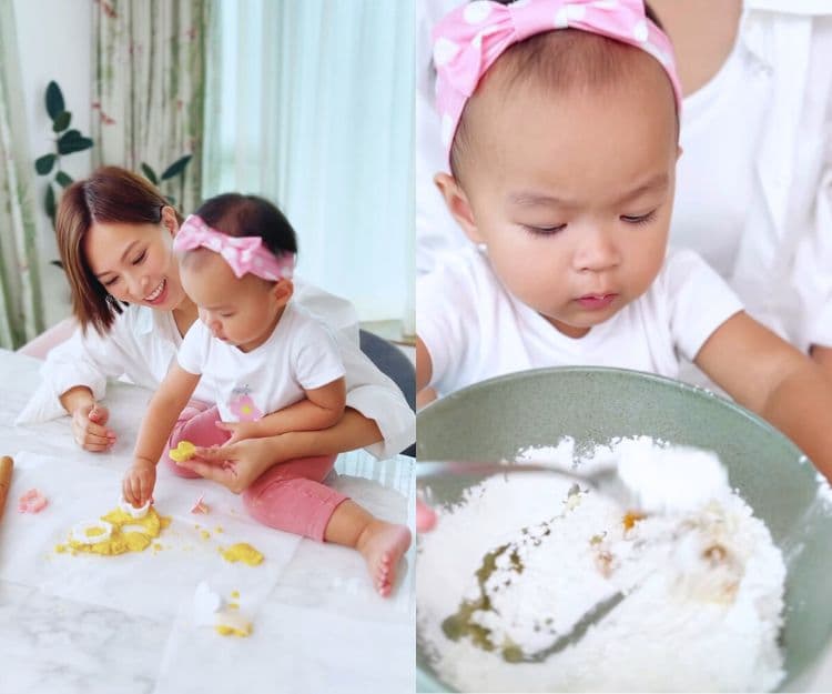 朱慧敏女兒快將2歲化身小廚神學整曲奇 1至2歲3大感統遊戲刺激感官發展培育聰明寶寶