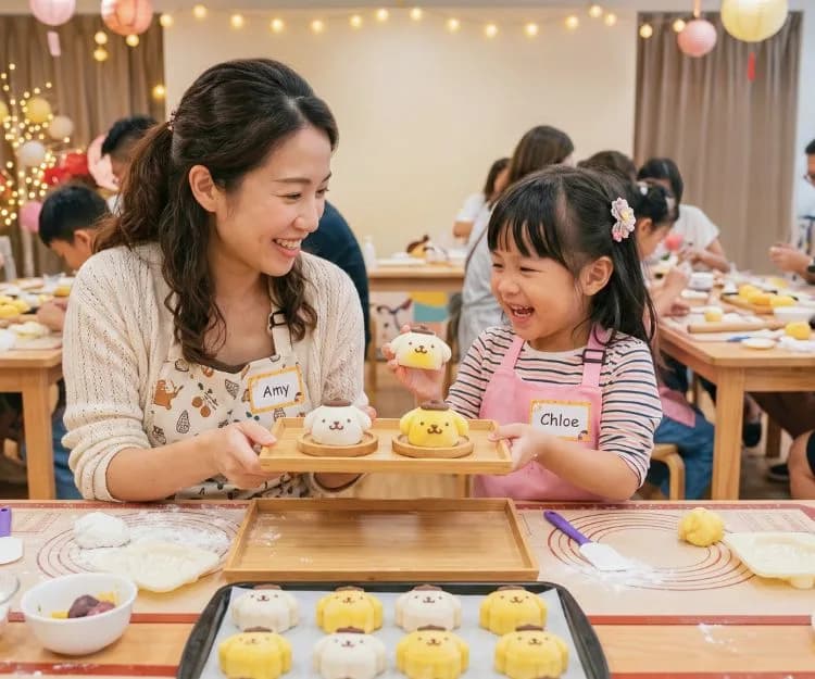 親子好去處|名額超有限!免費參加「卡通冰皮月餅DIY工作坊」 爆餡奶黃+濃郁芝麻月餅帶回家!