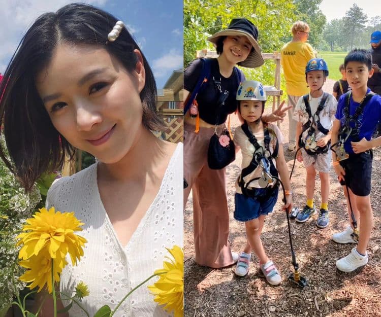 3孩靚媽陳茵媺一拖三遊加國 狀態比選港姐時更佳!5大凍齡保養秘訣:最愛1種運動瘦得快、XX飲食護膚又可keep fit