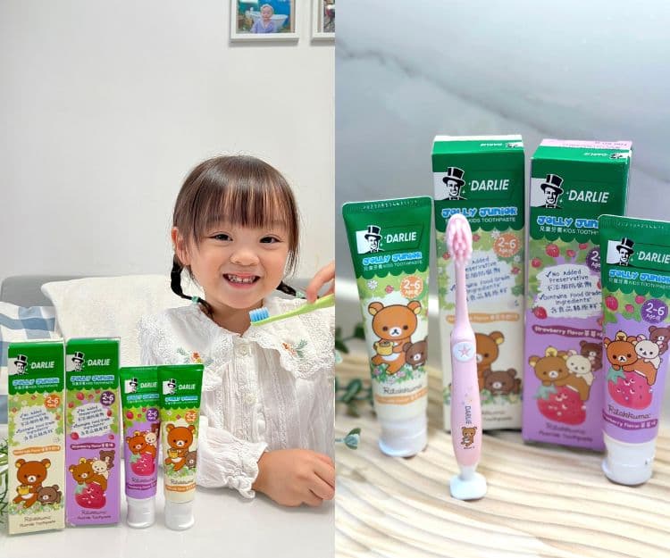 No.1媽媽最LIKE品牌*! DARLIE Jolly Junior兒童牙膏牙刷,維持口腔健康冇難度