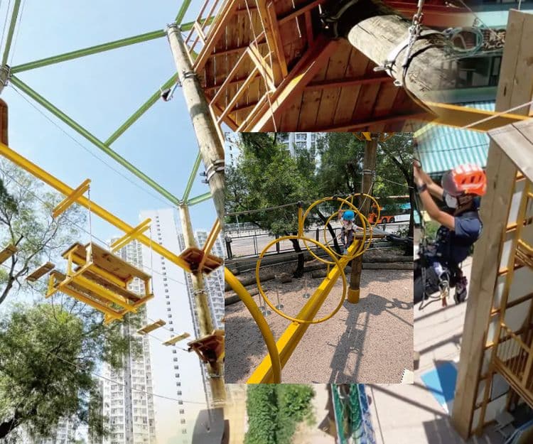 親子好去處|由室內玩到戶外!歷奇樂園體驗日:飛索橫渡、攀石牆、極速降落體驗 提升勇氣、挑戰自我!