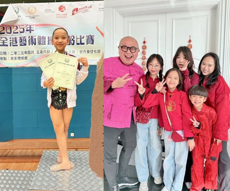 林盛斌細女文武雙全體操奪冠!Bob嫂分享育兒心得 谷仔女運動有原因!從小培養運動興趣4大秘訣