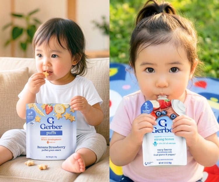 【 新手爸媽必收藏 】解鎖 BB 小食界「人氣王」!GERBER® 嘉寶® 全新Zip袋裝星星餅 +「有營」水果乳酪,成就 BB 成長黃金期!
