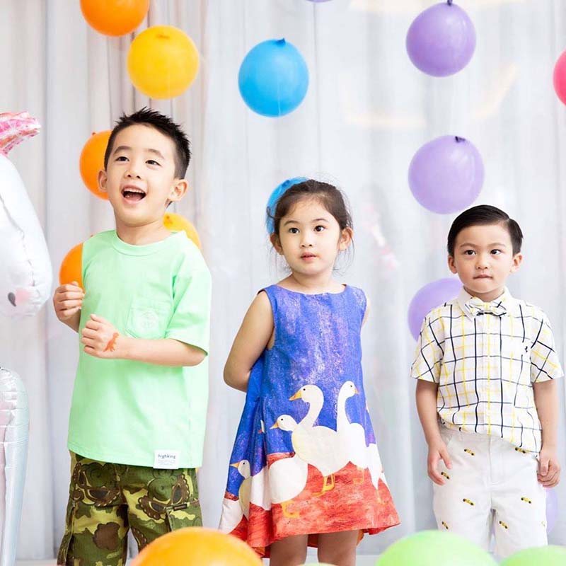 梁浸浸四歲生日彩虹主題派對慶生