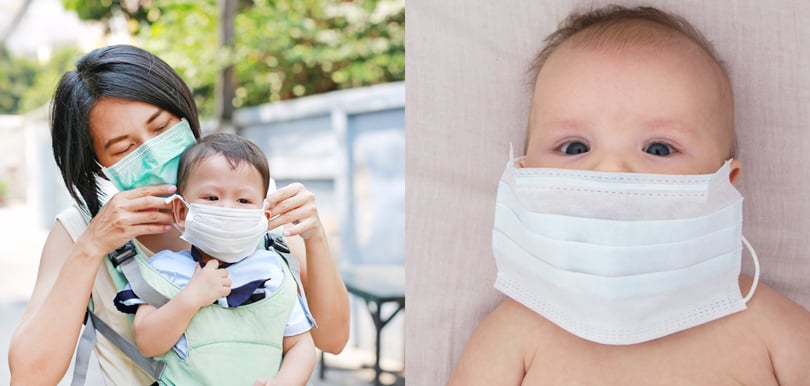 初生嬰兒外出應否戴口罩？兒科醫生指小心嬰兒窒息
