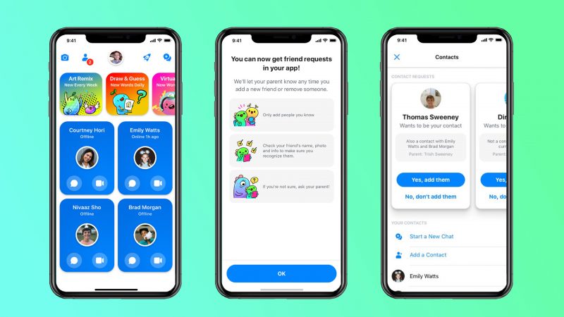Facebook今日推出兒童版 Messenger 四大功能率先睇