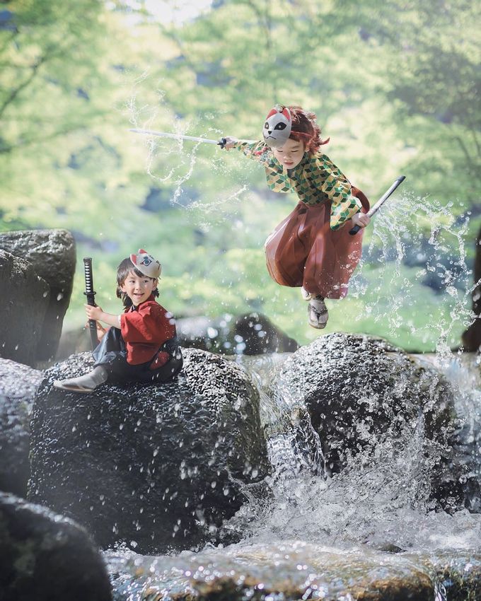 日本攝影師爸爸把孩子變成最可愛COSER
