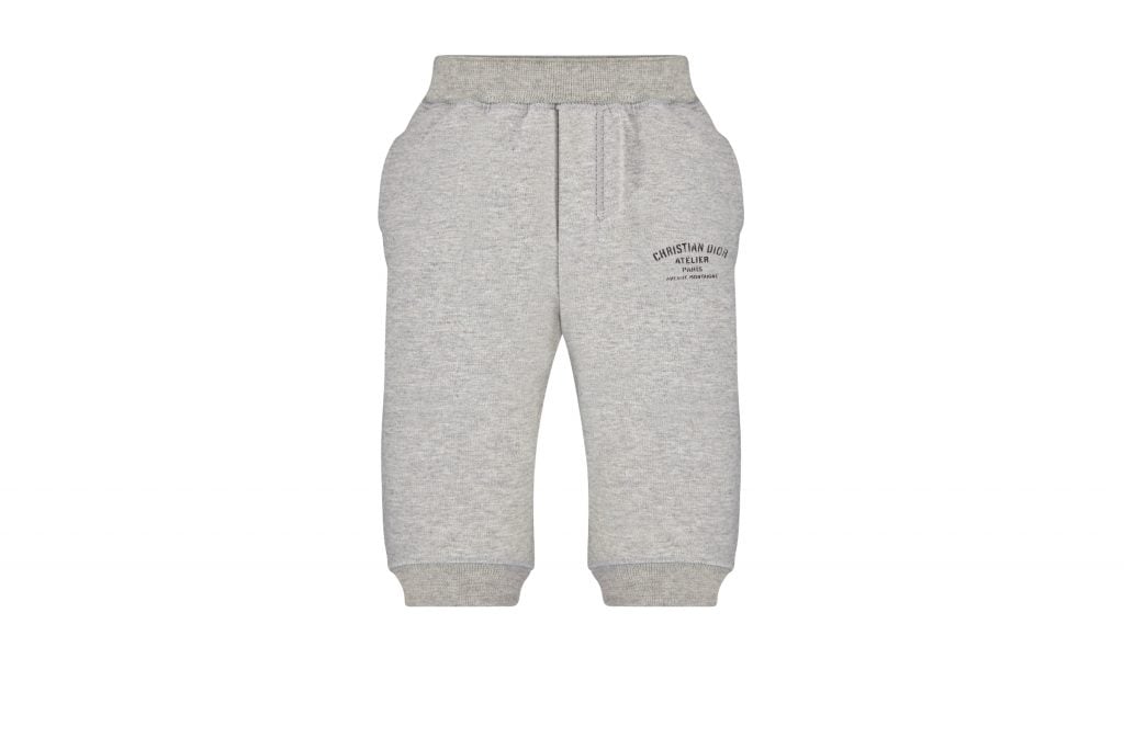 BABY DIOR_CHRISTIAN DIOR ATELIER CAPSULE_GREY JOGGERS_HKD2450