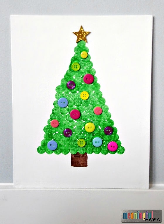 文具舖買簡單材料二小時完成！12款親子圖工聖誕樹