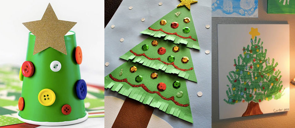 文具舖買簡單材料一小時內完成！12款親子圖工聖誕樹
