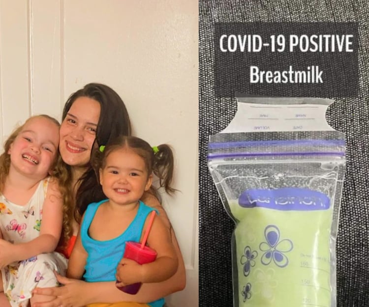 外國媽媽確診後母乳變綠色！確診後可以餵母乳嗎？