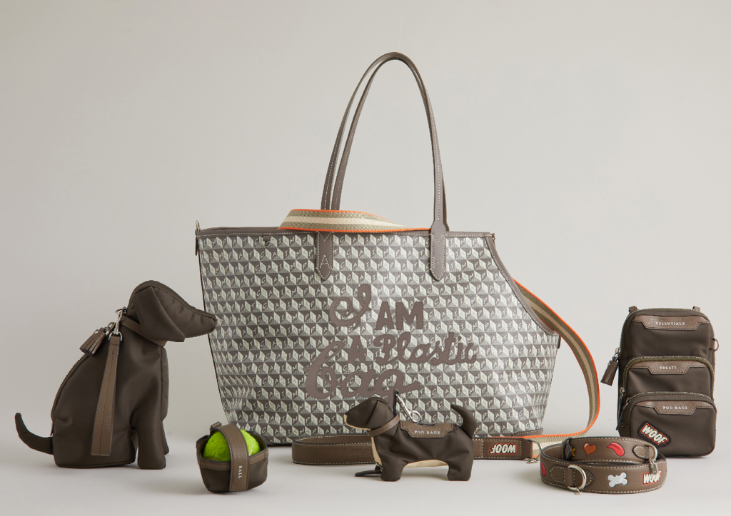 Anya Hindmarch 推出全新狗狗系列，為時尚狗主提供出門放狗散步的必備手袋及飾物等。