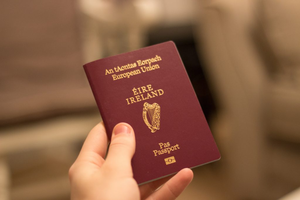 愛爾蘭 Ireland 移民 護照 簽證