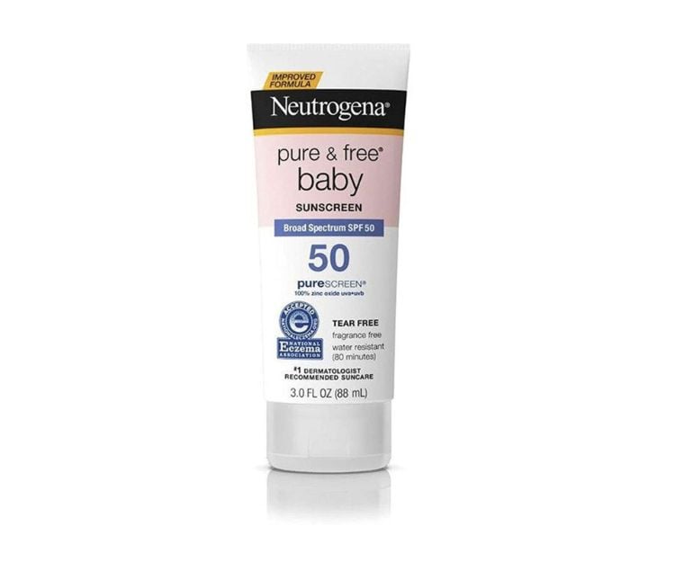 Neutrogena Pure & Free® 嬰兒防曬乳液 SPF 50 (HK$138/88ml)