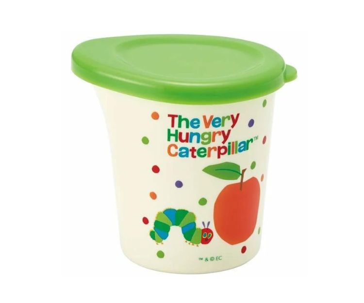 日本製 SKATER 有蓋學習杯 The Very Hungry Caterpillar （HK$55）