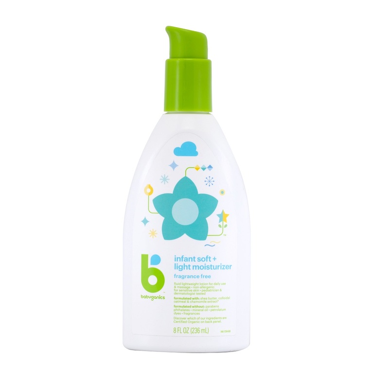 babyganics Infant soft+ light moisturizer – fragrance free 寶寶輕怡潤膚乳液-無香味 (HK$139 / 236ml)