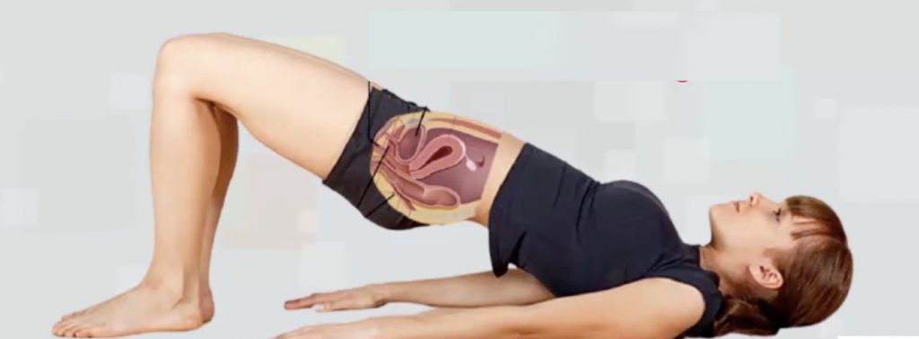 YouTube有不少Kegel Exercise訓練盆底肌的運動短片，有助緊緻陰道、解決尿頻、尿滲及性功能障礙等問題，可供新手媽媽參考。（圖片來源：YouTube截圖）。