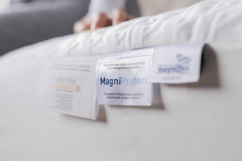 MagniProtect專利技術面料於2020年研發並獲得國際認證，
