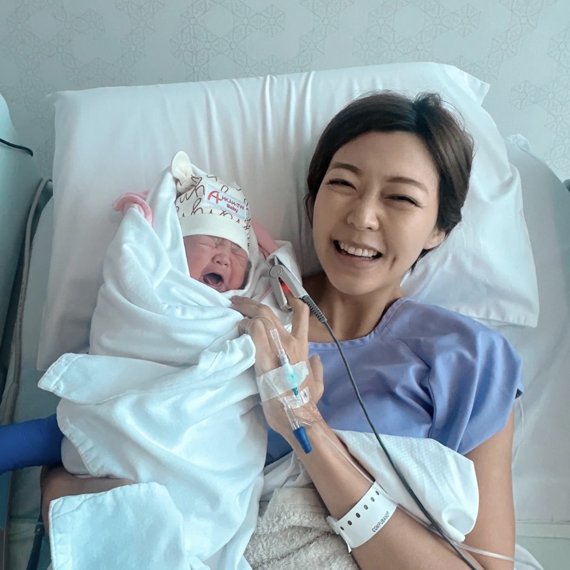 梁諾妍的第二位女兒「熊啤啤」上月底出世。(圖片來源：IG@inez_leong)